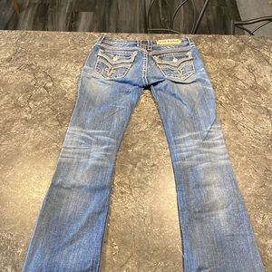 Rock Revival Jeans, boot cut, no holes size 27 x 32